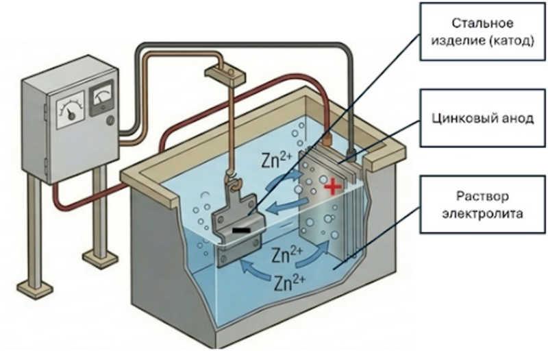 Гальваническое оцинкование металлоизделий
