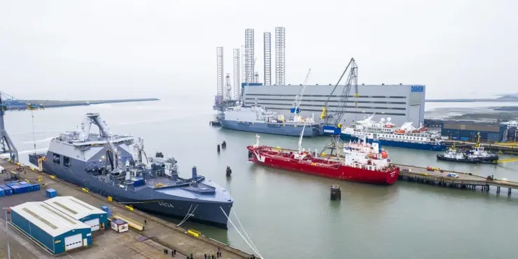 Корабль Den Helder для флота Нидерландов построен из стали Метинвест от Азовстали и Metinvest Trametal
