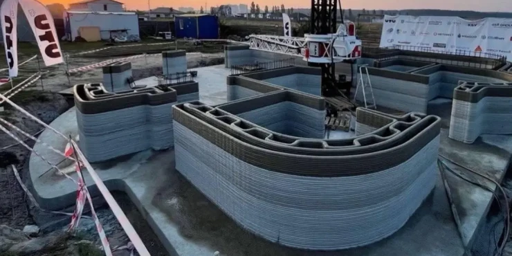 Металл Метинвест-СМЦ стал основой для первого жилого 3D-печатного дома