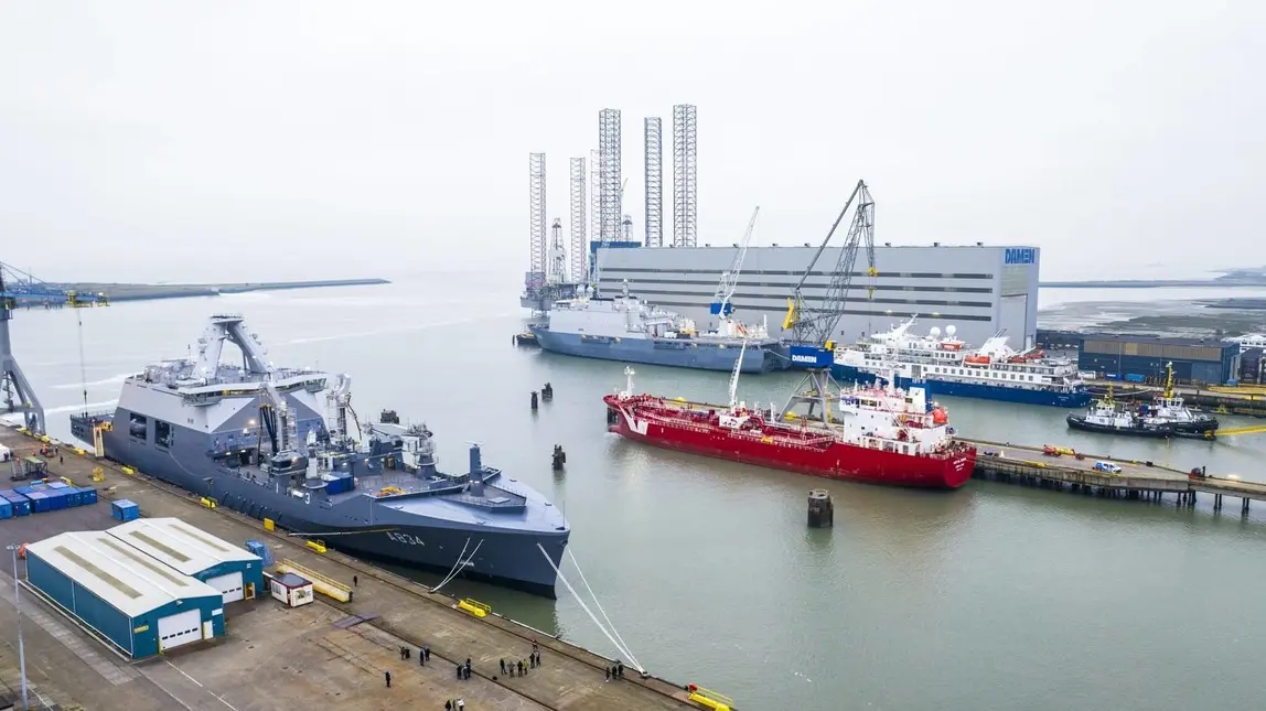 Корабель Den Helder для флоту Нідерландів побудовано зі сталі Метінвест від Азовсталі та Metinvest Trametal