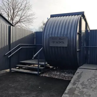 В Україні збудували перше підземне сталеве укриття «Цитадель» для цивільних